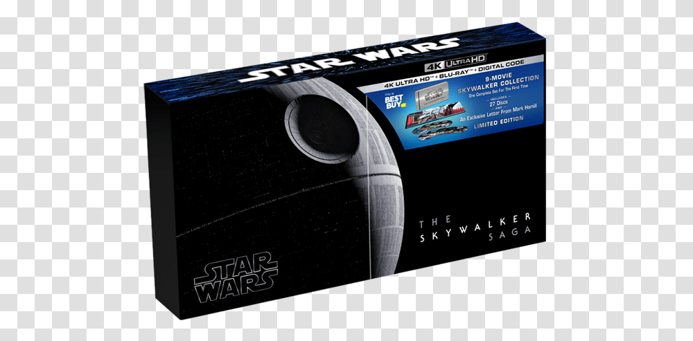 Star Wars Star Wars The Skywalker Saga Blu Ray, Electronics, Text, Stereo, Screen Transparent Png