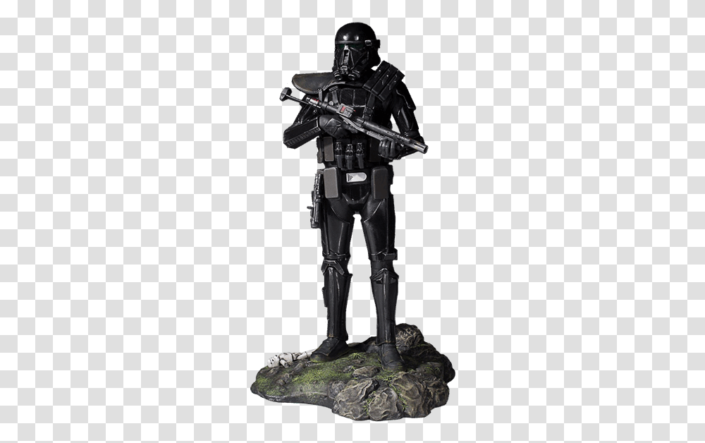 Star Wars Statues Death Trooper, Helmet, Apparel, Gun Transparent Png