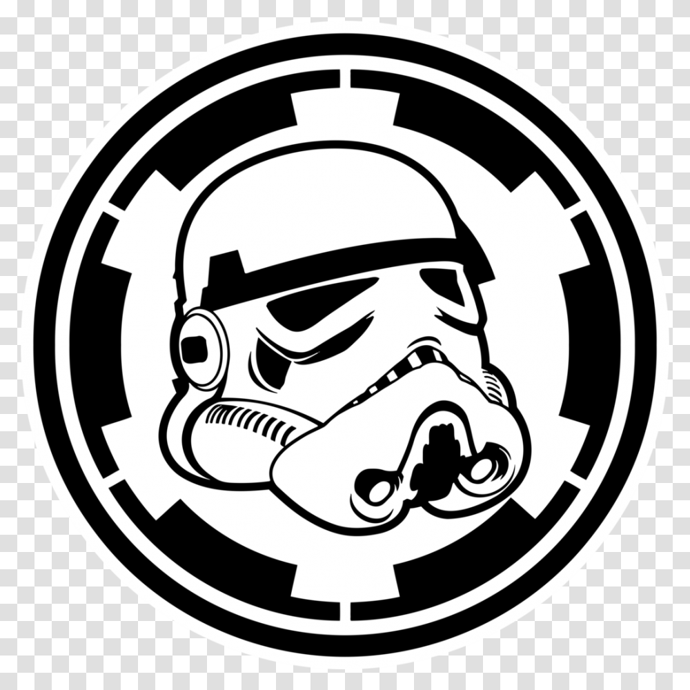 Star Wars Storm Trooper Clipart Graphic Download Anakin Star Wars Troopers Logo, Label, Sticker Transparent Png