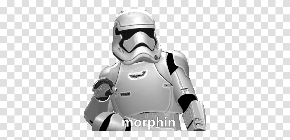 Star Wars Storm Trooper Gif Clone Trooper Helmet Gif, Clothing, Apparel, Robot, Person Transparent Png