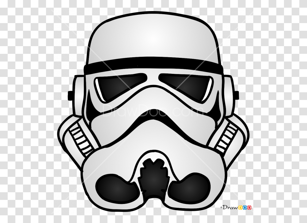 Star Wars Storm Trooper Logo, Helmet, Apparel, Stencil Transparent Png