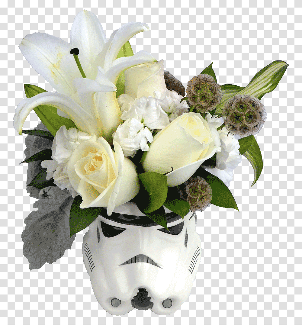 Star Wars Stormtrooper Flower Mug Vase, Plant, Flower Bouquet, Flower Arrangement, Blossom Transparent Png