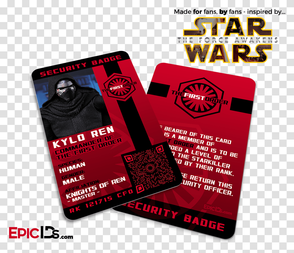 Star Wars Tfa Inspired Star Wars First Order Id Hux, Flyer, Poster, Paper, Advertisement Transparent Png