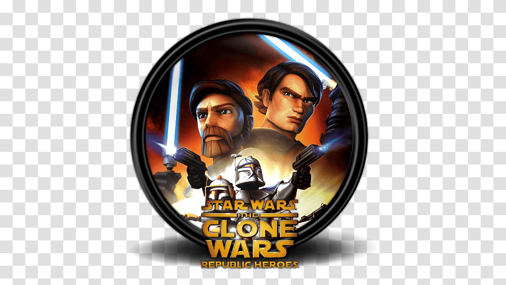 Star Wars The Clone Rh 1 Icon Star Wars Clone Wars Game Wii, Poster, Advertisement, Person, Human Transparent Png