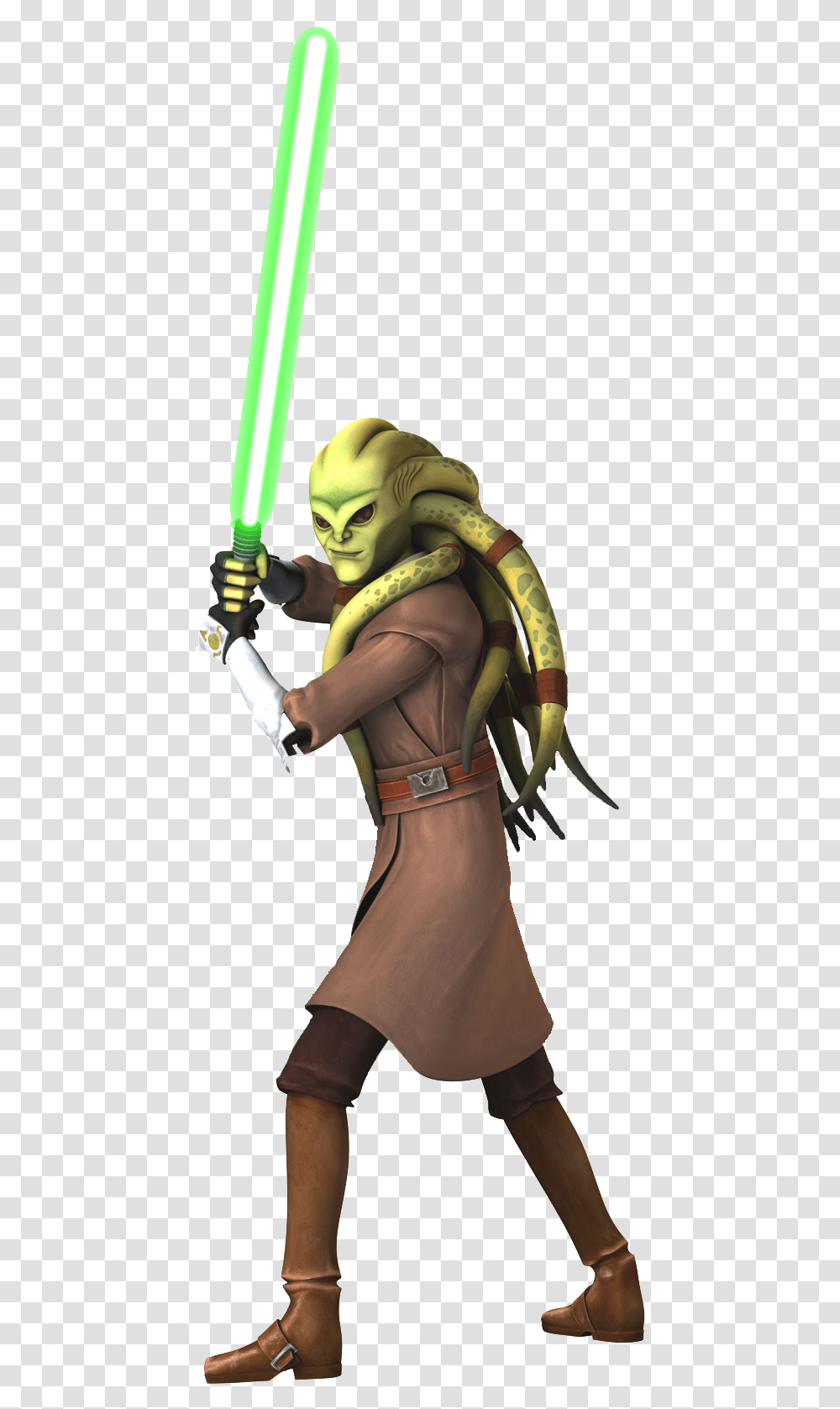 Star Wars The Clone Wars Kit Fisto, Person, Costume, Sport, People Transparent Png