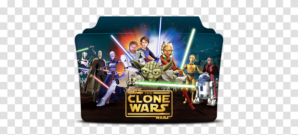Star Wars The Clone X Folder Star Wars Folder Icon, Person, Leisure Activities, People, Duel Transparent Png