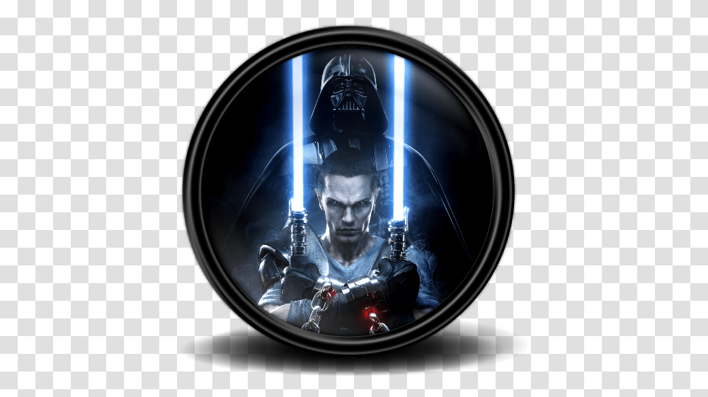 Star Wars The Force Unleashed 2 9 Icon Mega Games Pack Starkiller Star Wars The Force Unleashed, Person, Light, Window, Poster Transparent Png