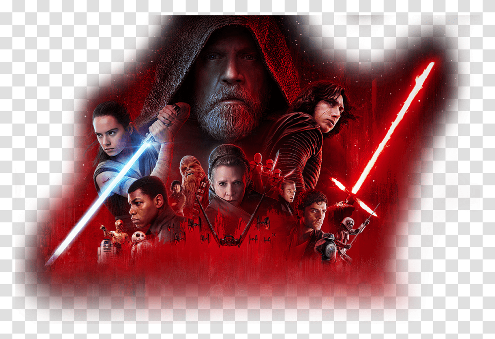Star Wars The Last Jedi Cast, Duel, Person, Human, Light Transparent Png