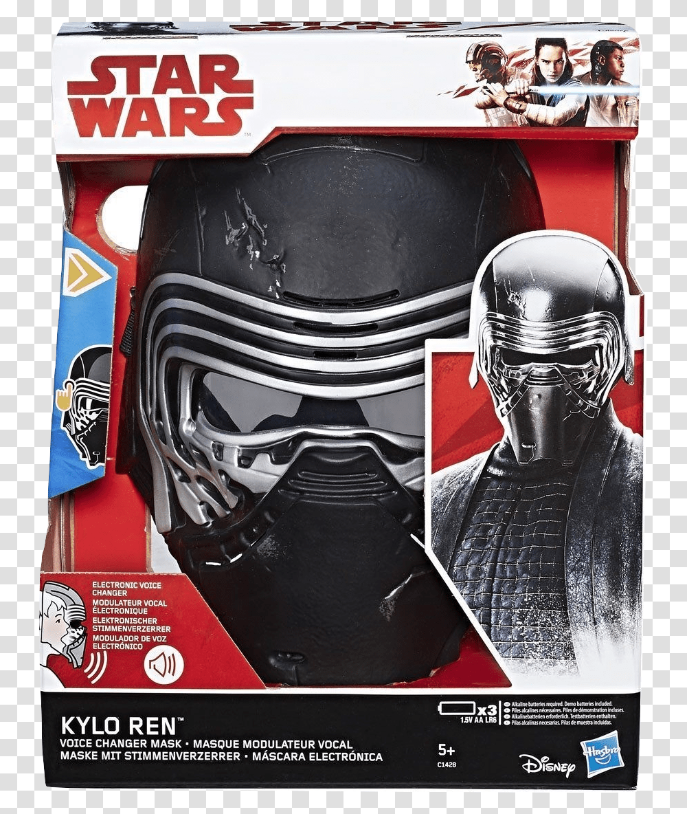 Star Wars The Last Jedi Kylo Ren, Helmet, Apparel, Advertisement Transparent Png