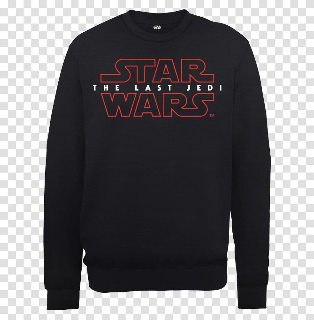 Star Wars The Last Jedi Men's Black Sweatshirt Star Wars Last Jedi Sweatshirt, Apparel, Sleeve, Long Sleeve Transparent Png