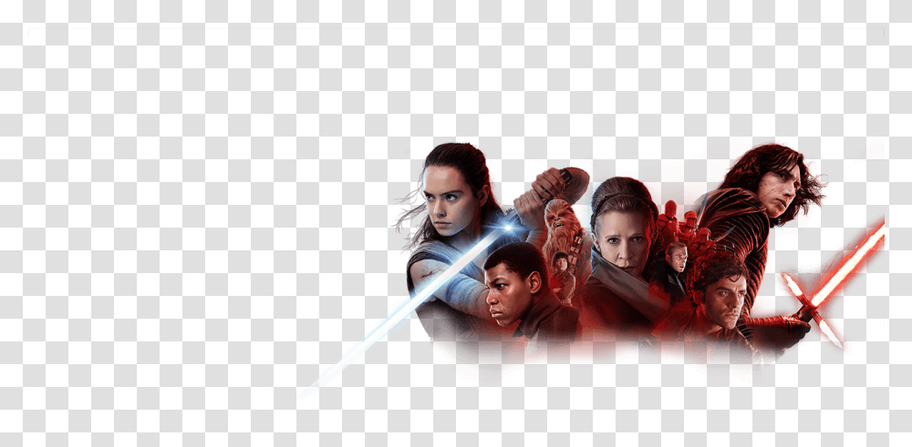 Star Wars The Last Jedi, Person, Human, Duel, Poster Transparent Png