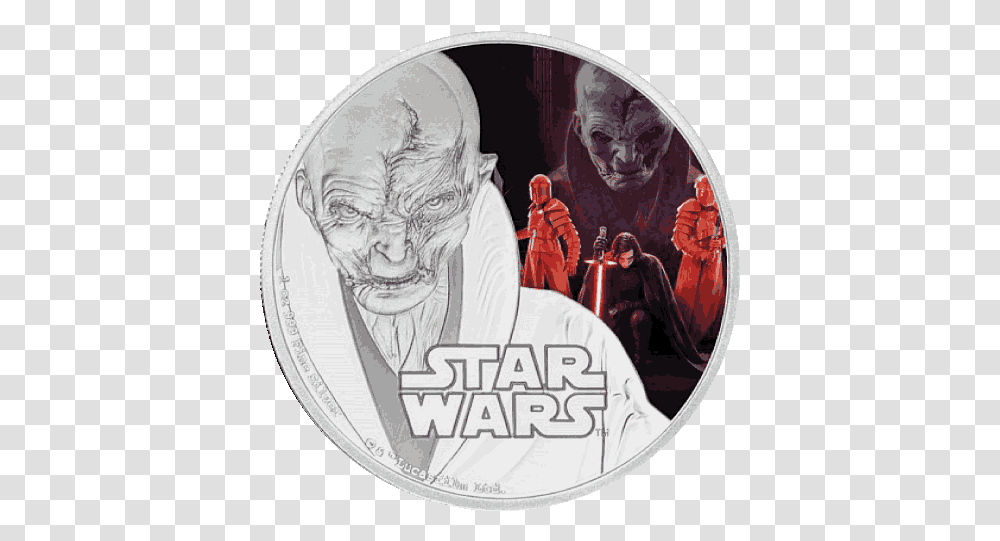 Star Wars The Last Jedi Snoke 2017 1 Oz, Person, Human, Art, Drawing Transparent Png