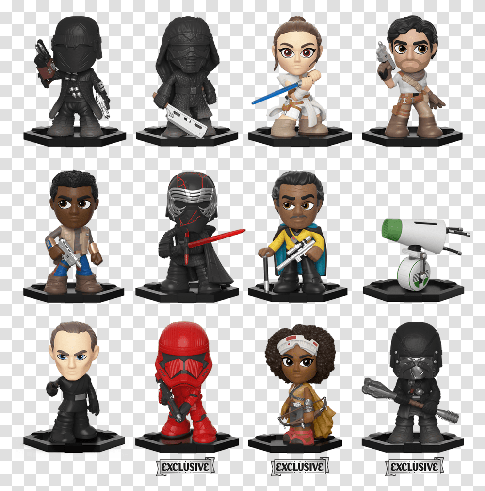 Star Wars The Rise Of Skywalker Funko Pop, Person, Figurine, Advertisement, Poster Transparent Png
