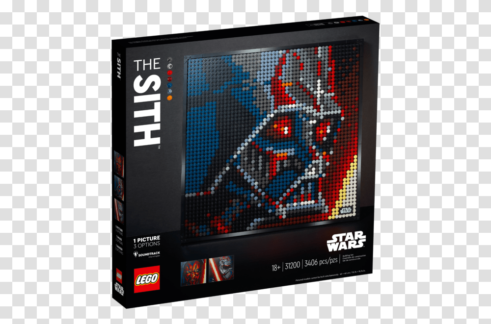 Star Wars The Sith Lego Star Wars Mosaic Set, Monitor, Screen, Electronics, Display Transparent Png