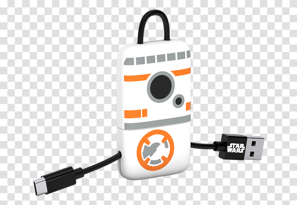 Star Wars Tlj Bb 8 Keyline Micro Usb Cable 22cm Star Wars Iphone Charger Cable, Electronics, Adapter, Gas Pump, Machine Transparent Png