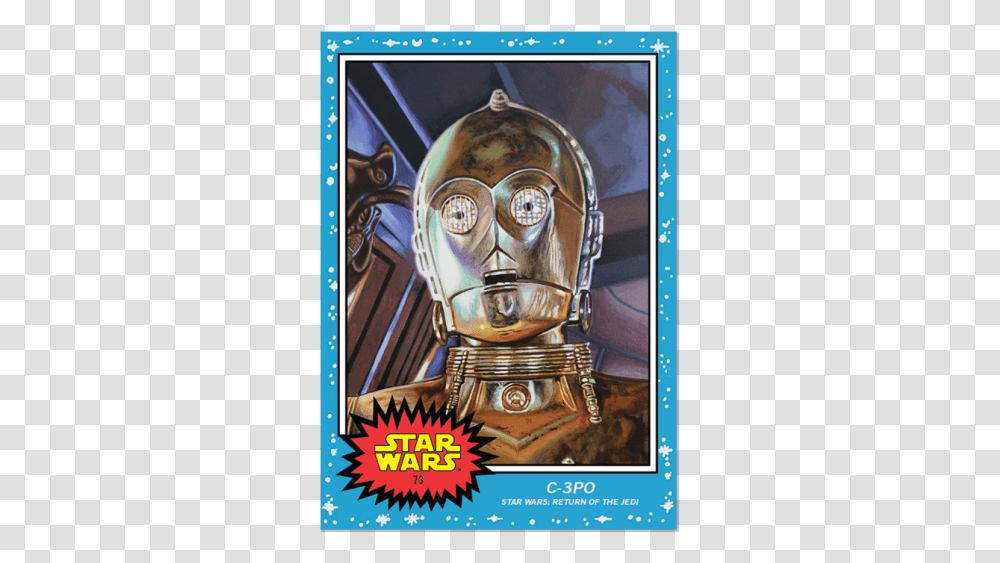Star Wars Topps Living Set Cards, Poster, Advertisement, Helmet Transparent Png
