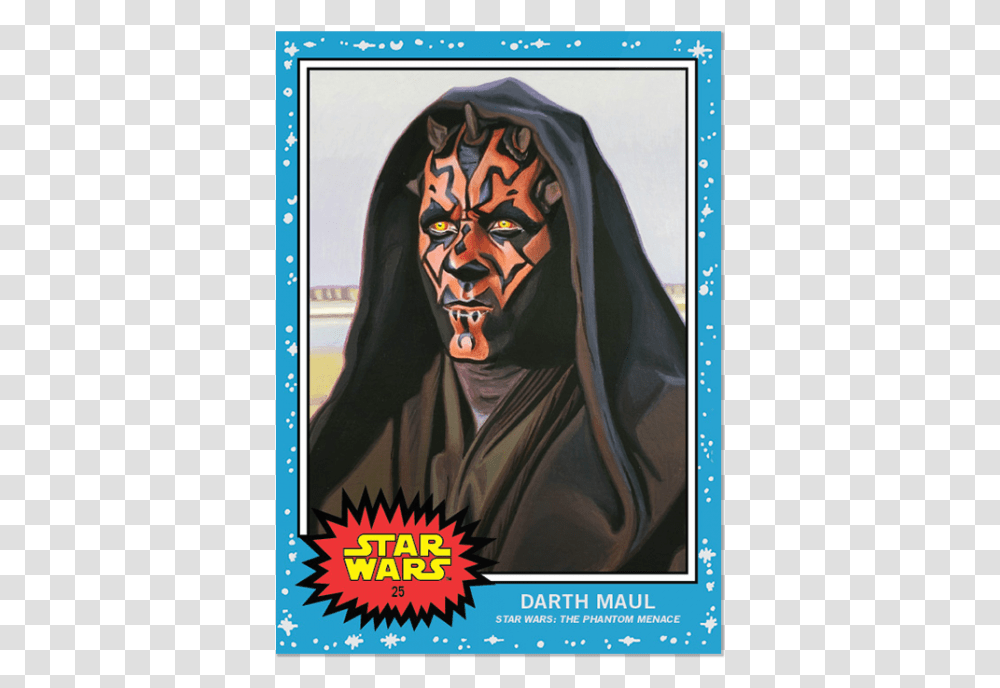Star Wars Topps Living Set Cards, Poster, Advertisement, Person, Human Transparent Png