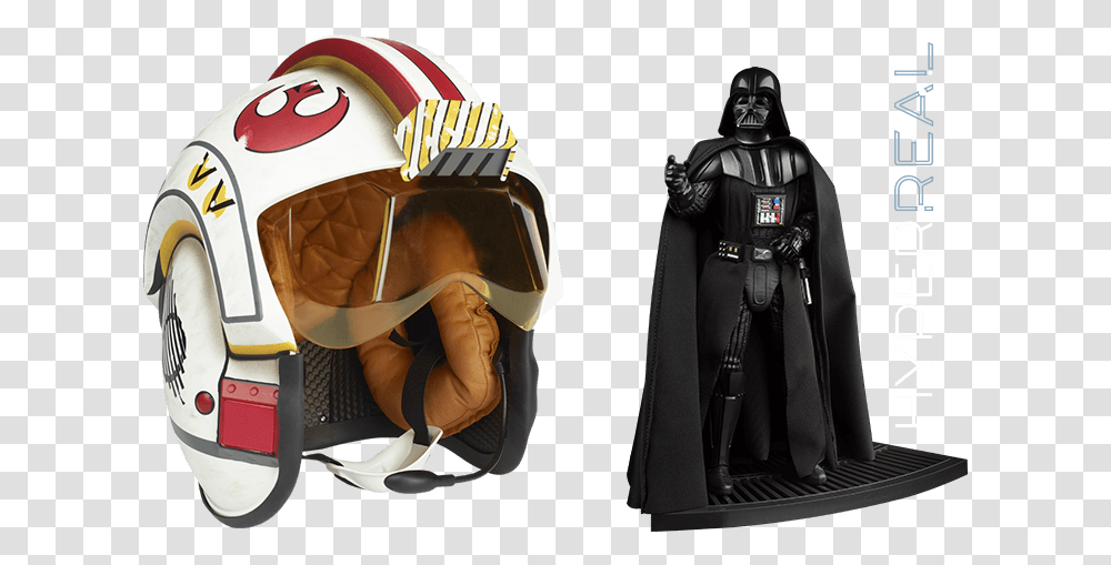 Star Wars Toys Hasbro Star Wars Adventure Figure X Wing Helmet Black Series, Clothing, Person, Crash Helmet, Coat Transparent Png