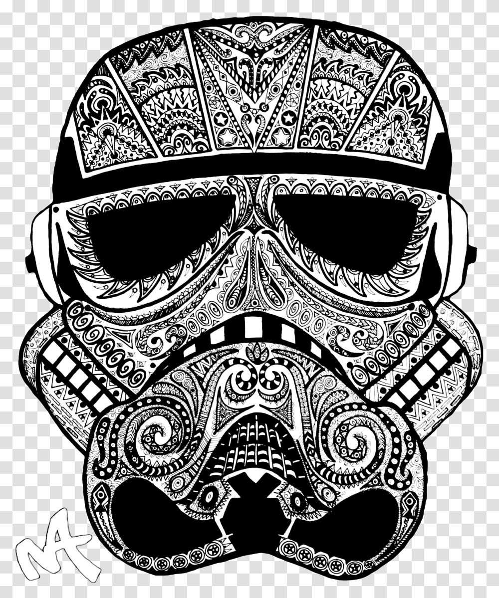 Star Wars Tribal Trooper, Doodle, Drawing, Architecture Transparent Png