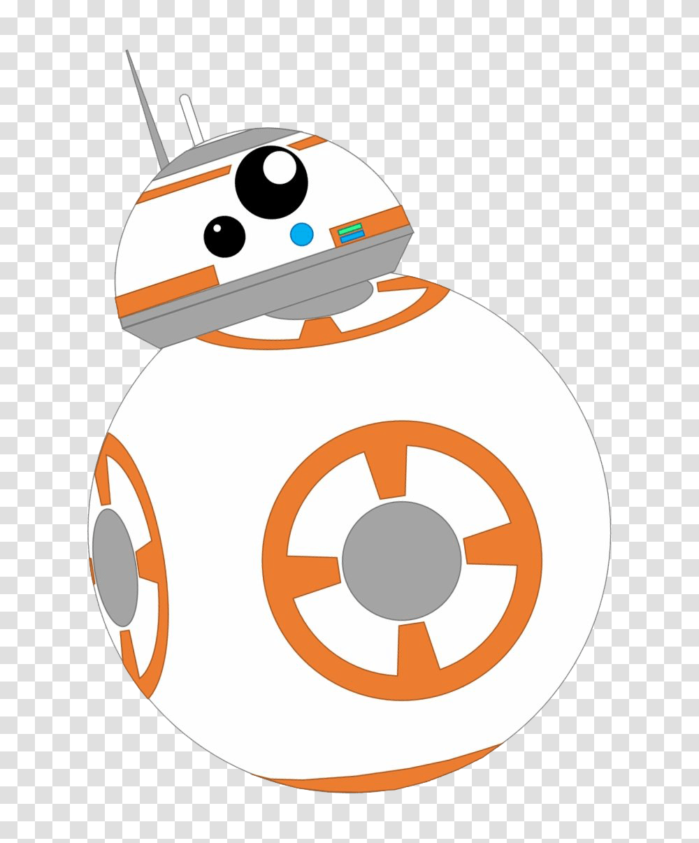 Star Wars Vector Bb8 Cartoon Bb 8, Label, Text, Robot, Graphics Transparent Png