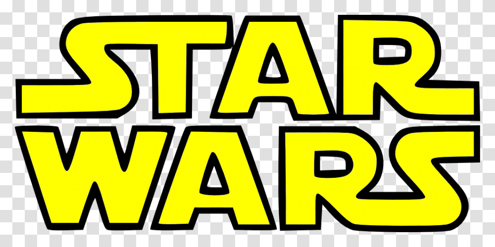 Star Wars War Clipart Star Wars Logo Amarillo, Label, Word, Car Transparent Png