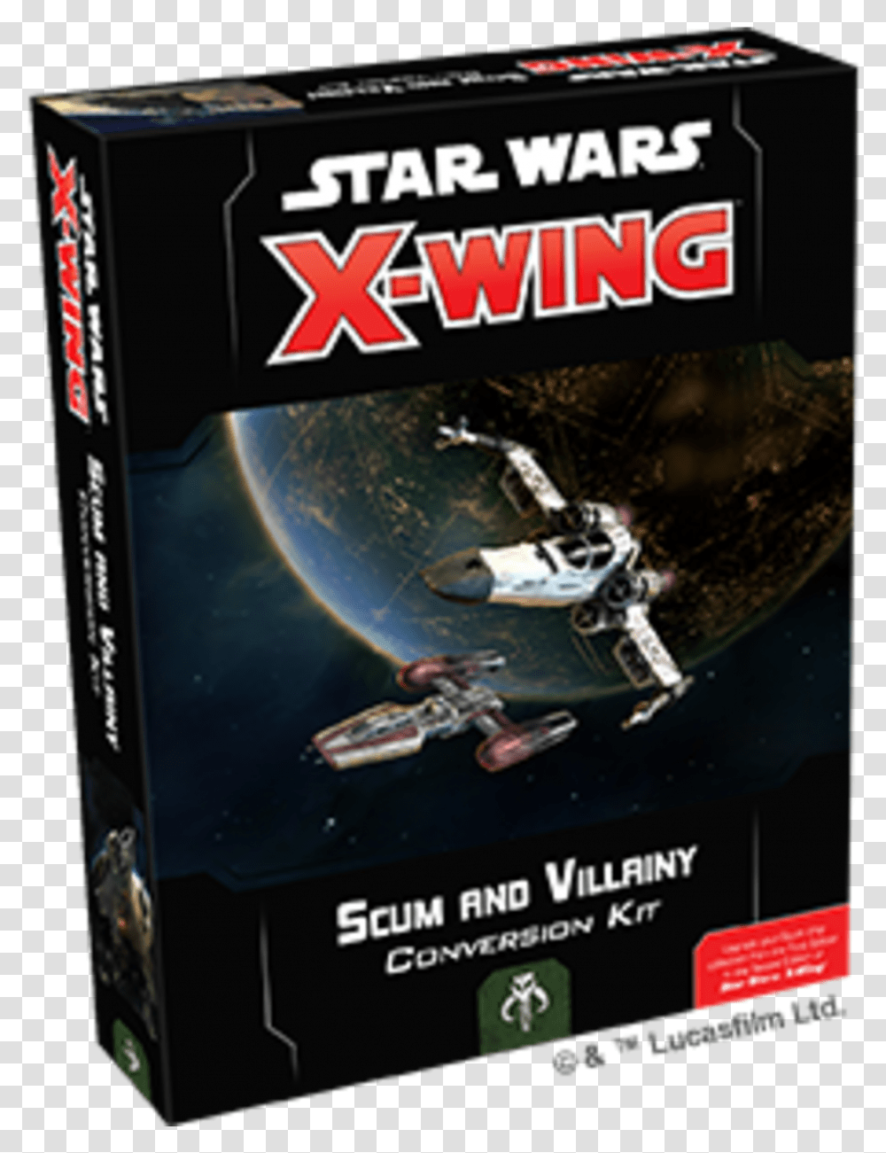 Star Wars X Star Wars X Wing Scum And Villainy Conversion Kit, Vehicle, Transportation, Dvd, Disk Transparent Png
