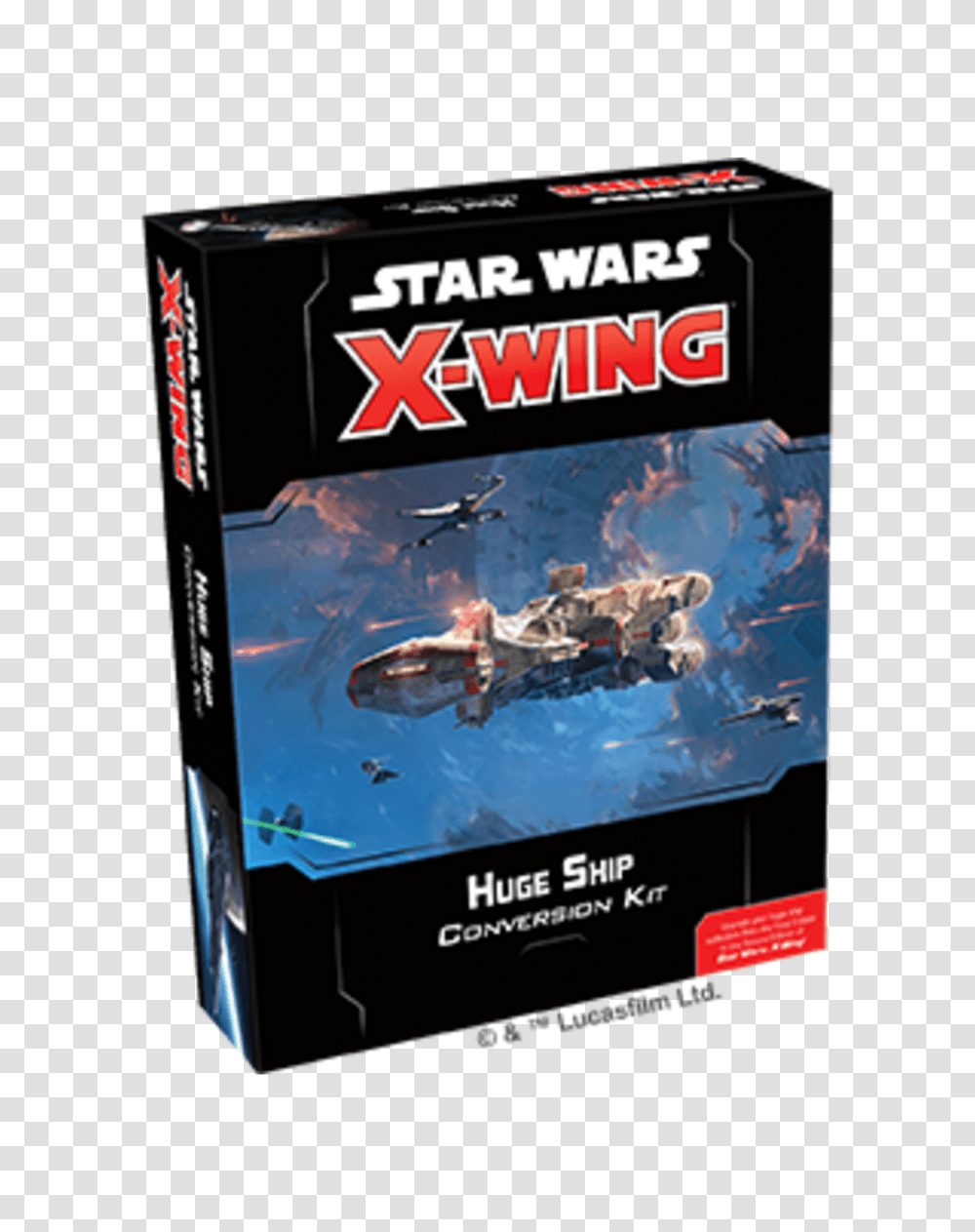 Star Wars X Wing 20 Huge Ship Conversion Kit Boardgamesca Star Wars, Halo, Spaceship, Aircraft, Vehicle Transparent Png