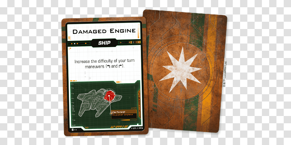 Star Wars X Wing Galactic Empire Damage Deck, Mobile Phone, Electronics, Cell Phone Transparent Png