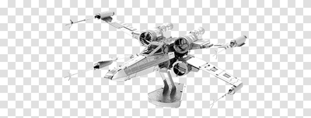 Star Wars X Wing Metal, Spaceship, Aircraft, Vehicle, Transportation Transparent Png