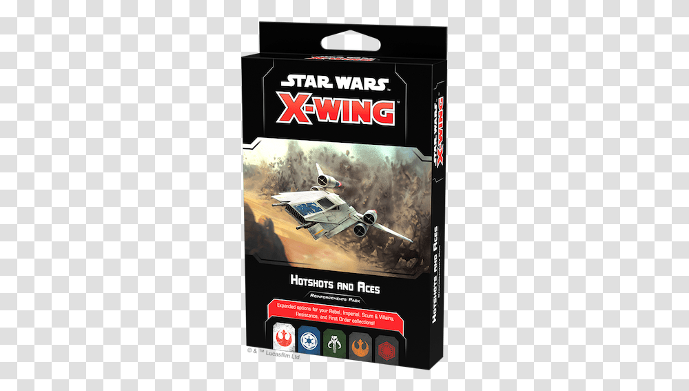 Star Wars X Wing Second Edition Hotshots And Aces Reinforcements Star Wars, Spaceship, Aircraft, Vehicle, Transportation Transparent Png