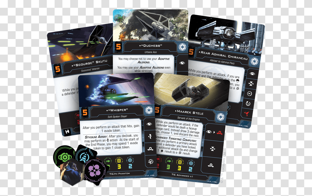 Star Wars X Wing Ship Cards, Electronics, Poster, Advertisement, Counter Strike Transparent Png