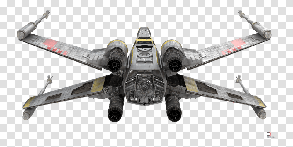 Star Wars X Wing Starfighter Yellow 3d Model Cgstudio Star Wars X Wing, Spaceship, Aircraft, Vehicle, Transportation Transparent Png