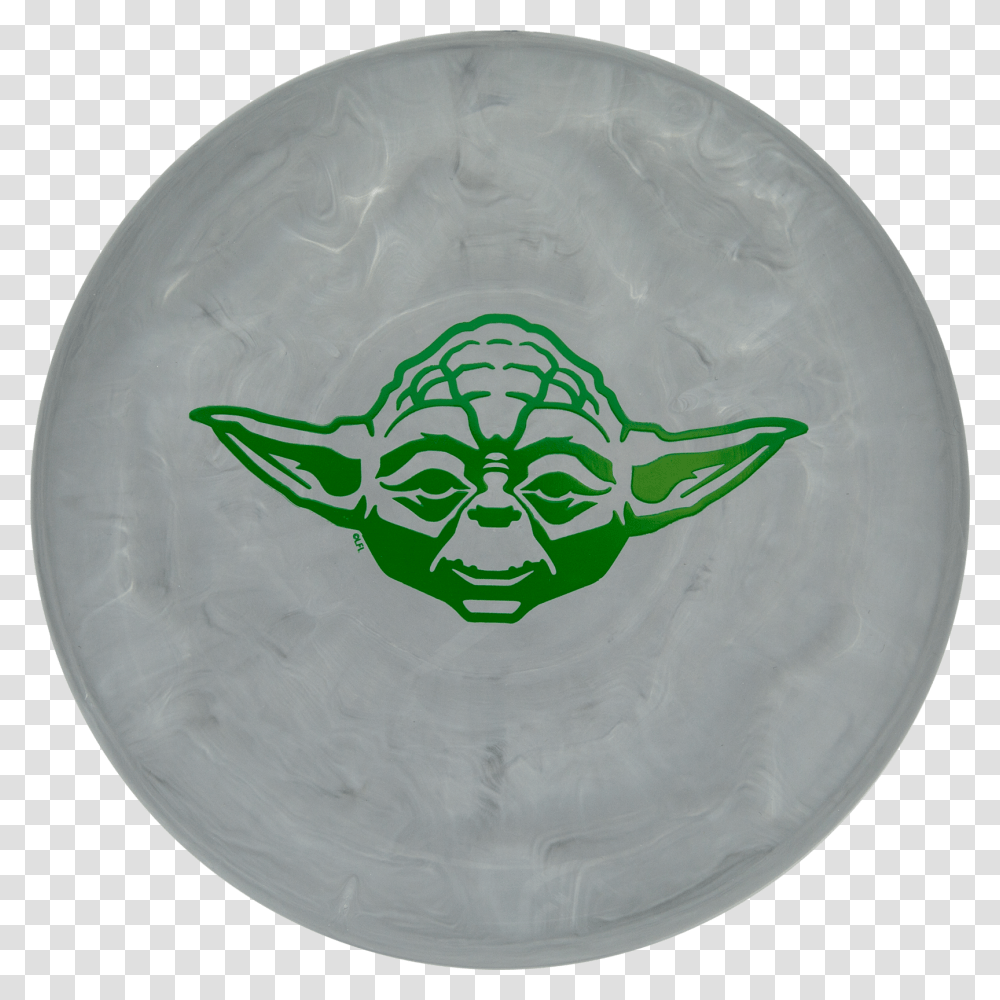 Star Wars Yoda Head D Line Yoda Clipart Black And White, Ball, Logo, Trademark Transparent Png