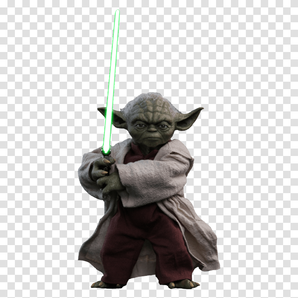 Star Wars Yoda Sixth Scale Figure Star Wars Yoda Action Figure, Alien, Person, Human, Statue Transparent Png