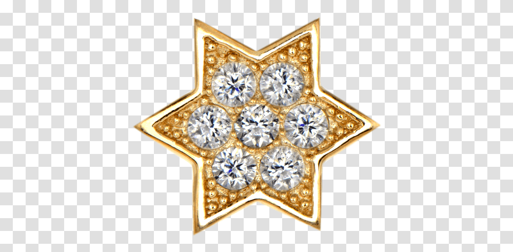 Star With Dimond Image Free Download Gold, Diamond, Gemstone, Jewelry, Accessories Transparent Png