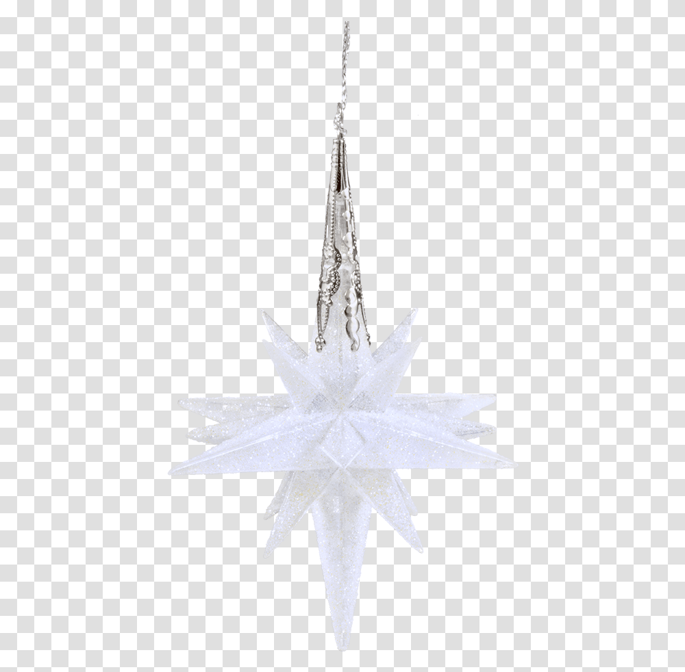 Star With Glitter White, Cross, Star Symbol, Crystal Transparent Png