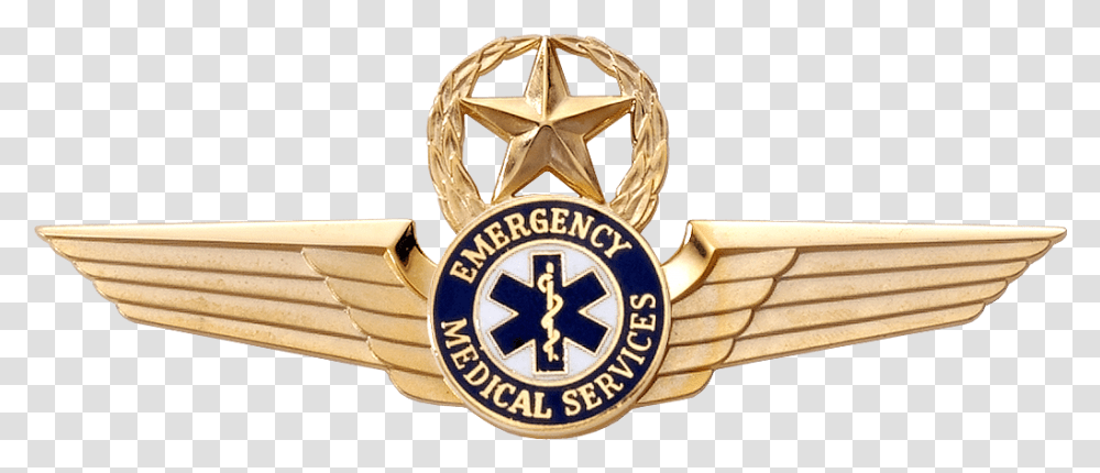 Star Wreath Wing Ems Star Wreath Wing, Logo, Symbol, Trademark, Badge Transparent Png