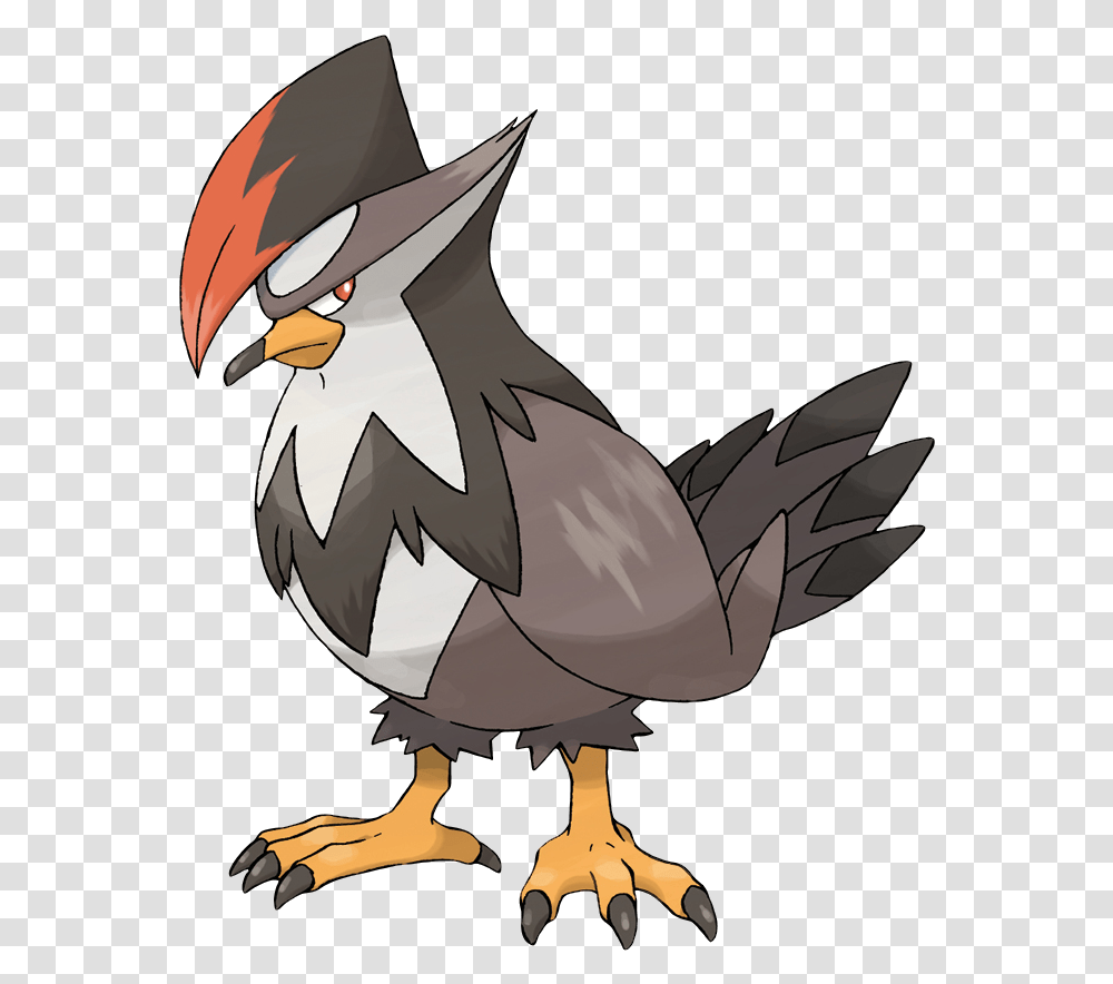 Staraptor Pokmon Bulbapedia The Communitydriven Staraptor Pokemon, Animal, Bird, Beak Transparent Png