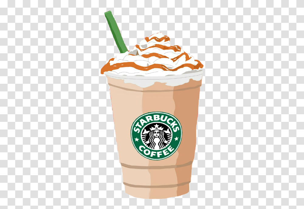 Starbucks Coffee Aesthetic Vinella Sweet Vsco Starbucks Cup, Cream, Dessert, Food, Creme Transparent Png