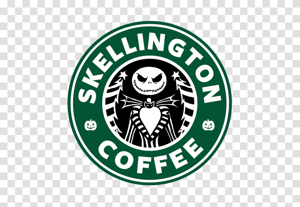 Starbucks Coffee And Halloween Image Logo Emblem, Symbol, Trademark, Badge Transparent Png