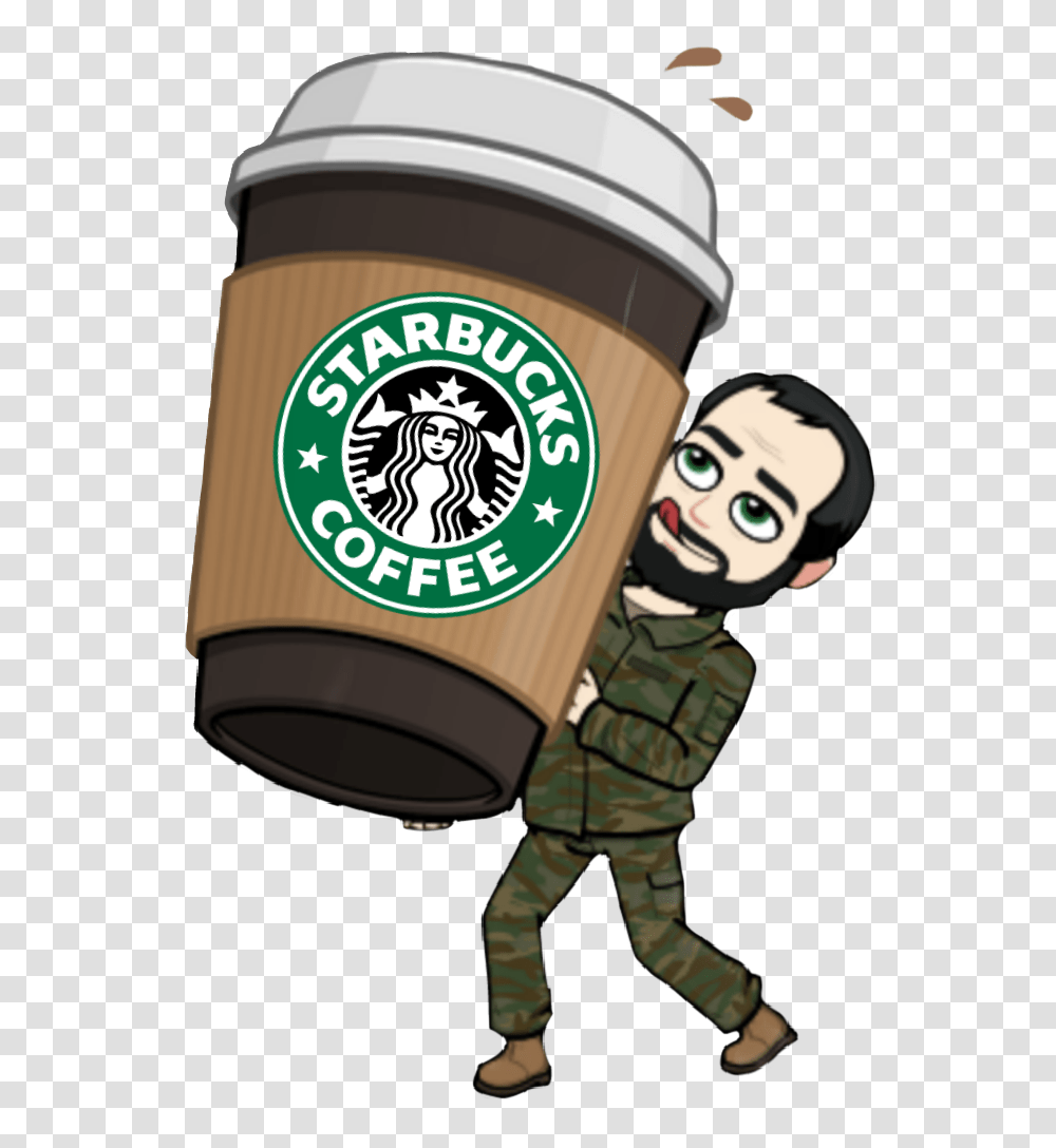 Starbucks Coffee Cafe Emoji Lobao Starbucks, Coffee Cup, Person, Human, Weapon Transparent Png