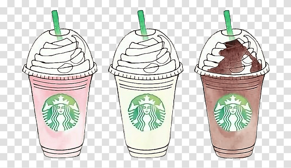 Starbucks Coffee Tumblr Starbucks Clipart, Cream, Dessert, Food, Creme Transparent Png