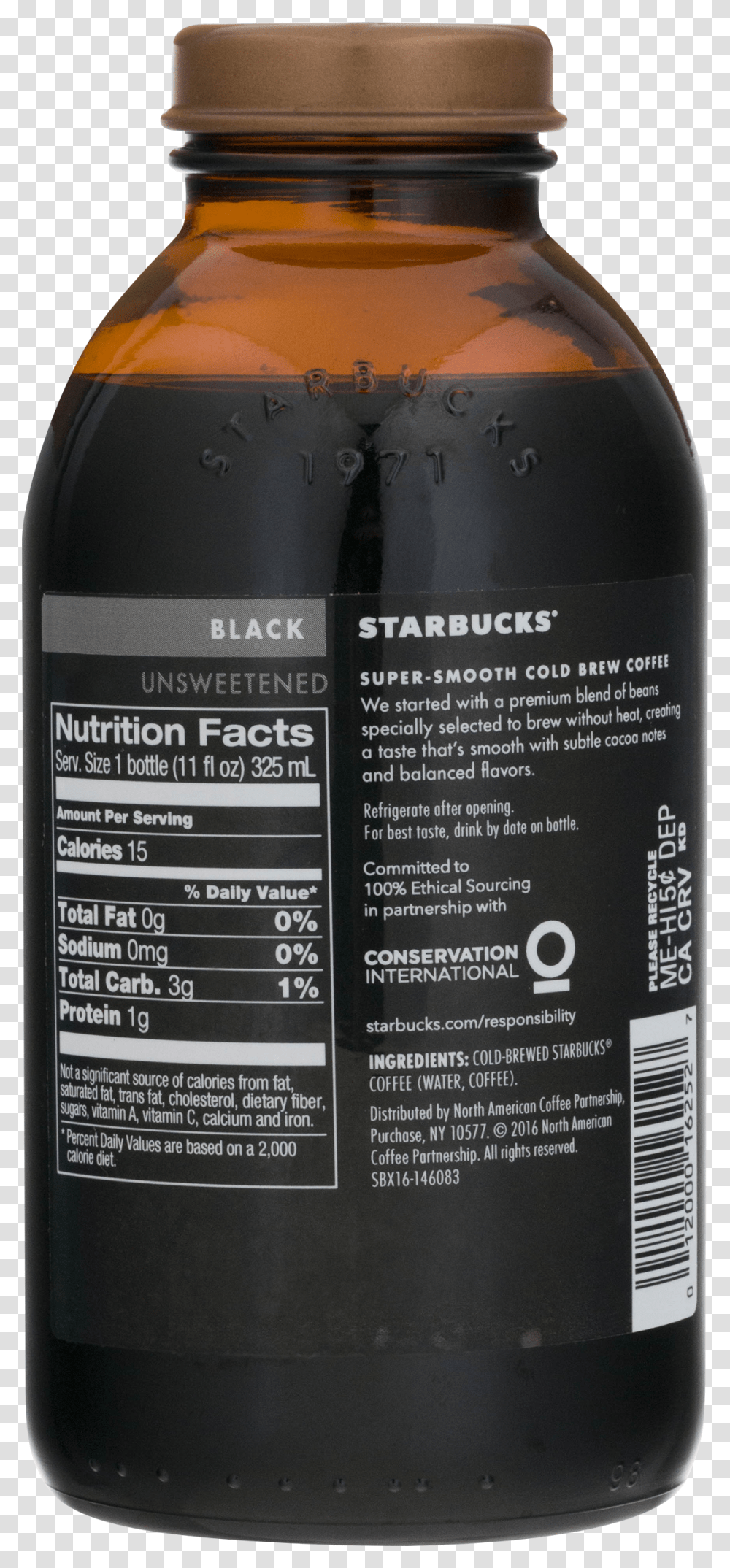 Starbucks Cold Brew Bottle Ingredients, Tin, Can, Aluminium, Cosmetics Transparent Png