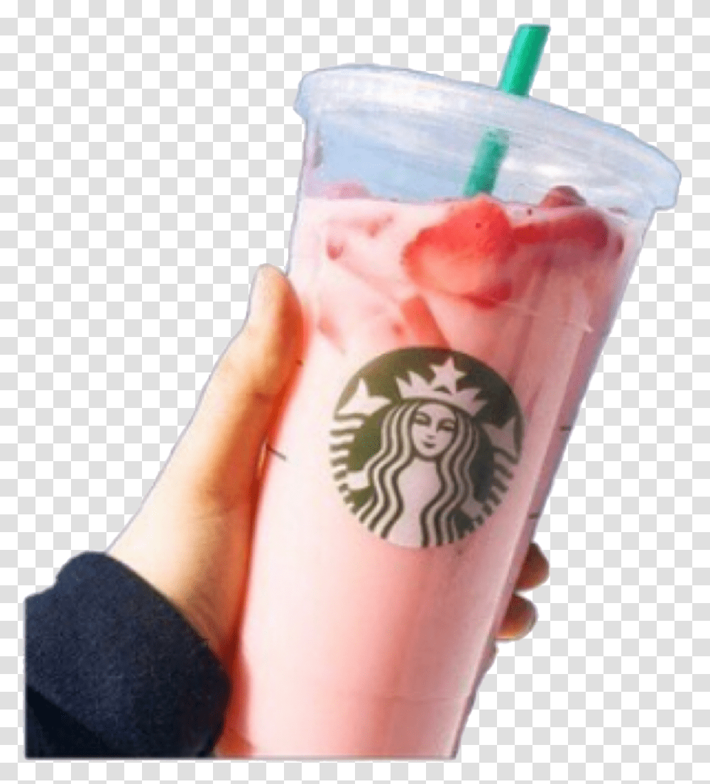 Starbucks Drink Pinkdrink Pink Venti Vsco Basic Tall Pink Drink Starbucks, Person, Human, Juice, Beverage Transparent Png