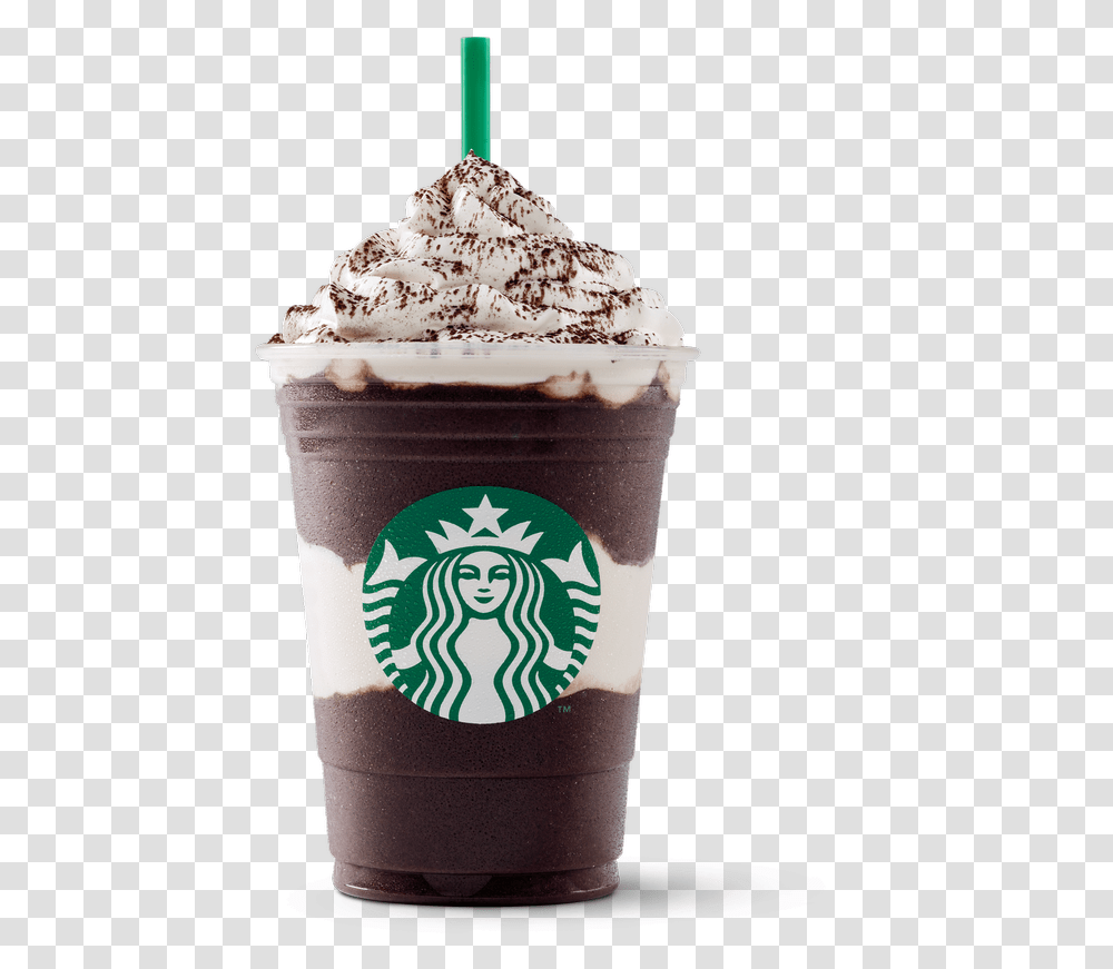 Starbucks Frappuccino Midnight Mint Mocha Frappuccino, Cream, Dessert, Food, Milk Transparent Png