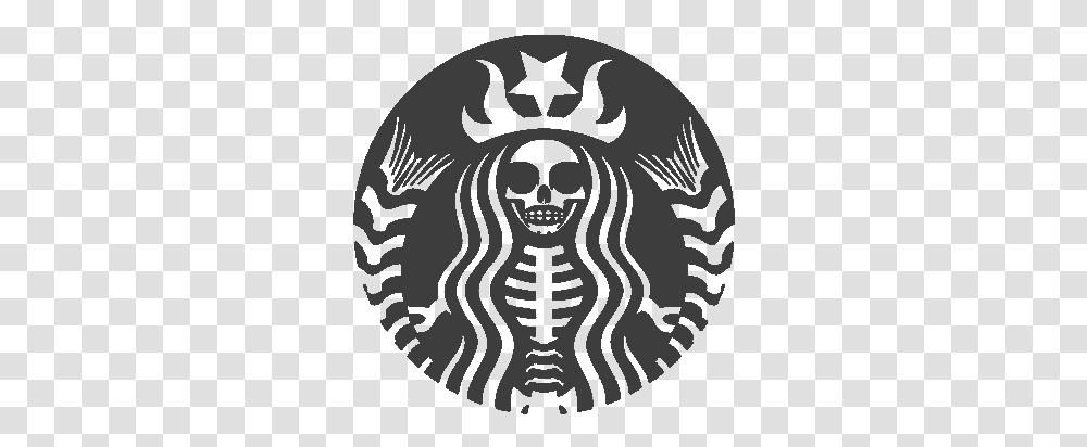 Starbucks Halloween And Black Image Starbucks Halloween Logo, Armor, Shield, Rug Transparent Png