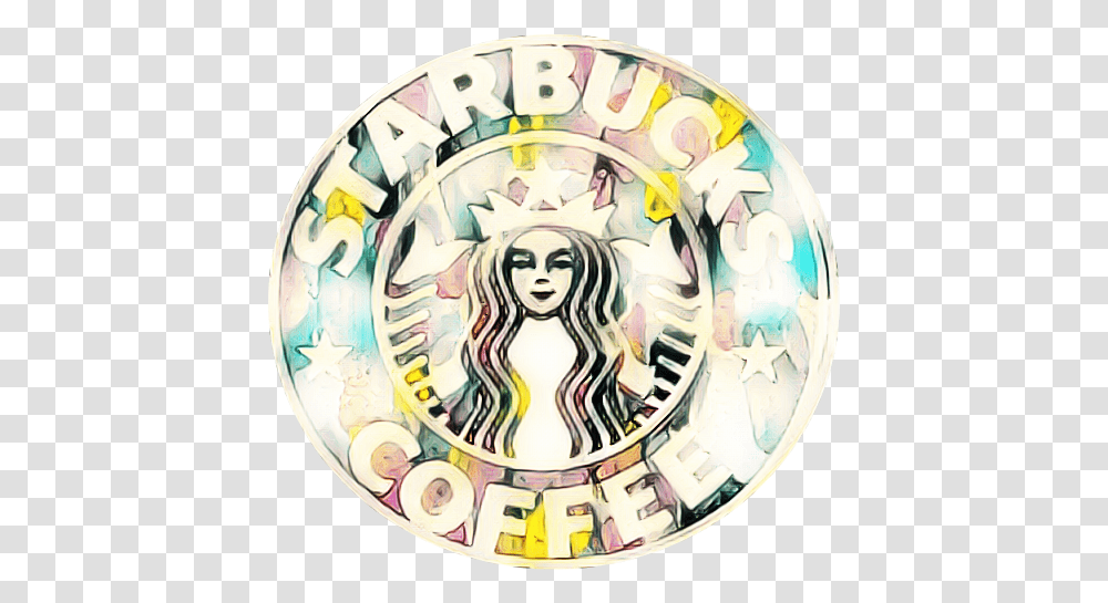 Starbucks Logo Freetoedit Circle, Soccer Ball, People, Symbol, Text Transparent Png
