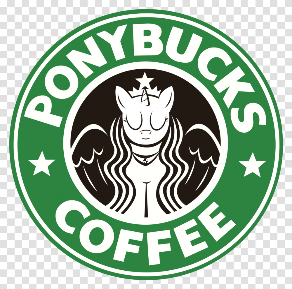 Starbucks Logo Starbucks Logo Parody, Symbol, Trademark, Emblem, Badge Transparent Png
