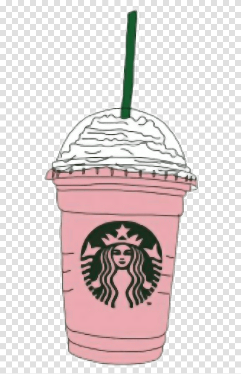 Starbucks Love Tumblr Pink Cute Starbucks New Logo 2011, Cream, Dessert, Food, Creme Transparent Png