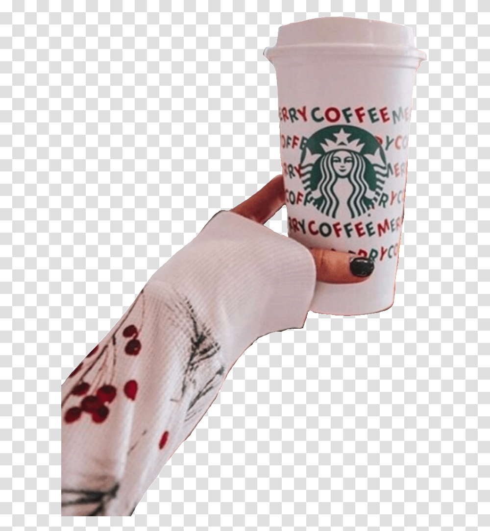 Starbucks New Logo 2011, Coffee Cup, Person, Human, Arm Transparent Png
